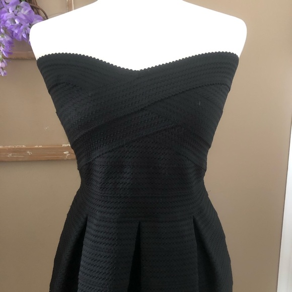 Express Strapless A-Line Dress - Picture 2 of 5